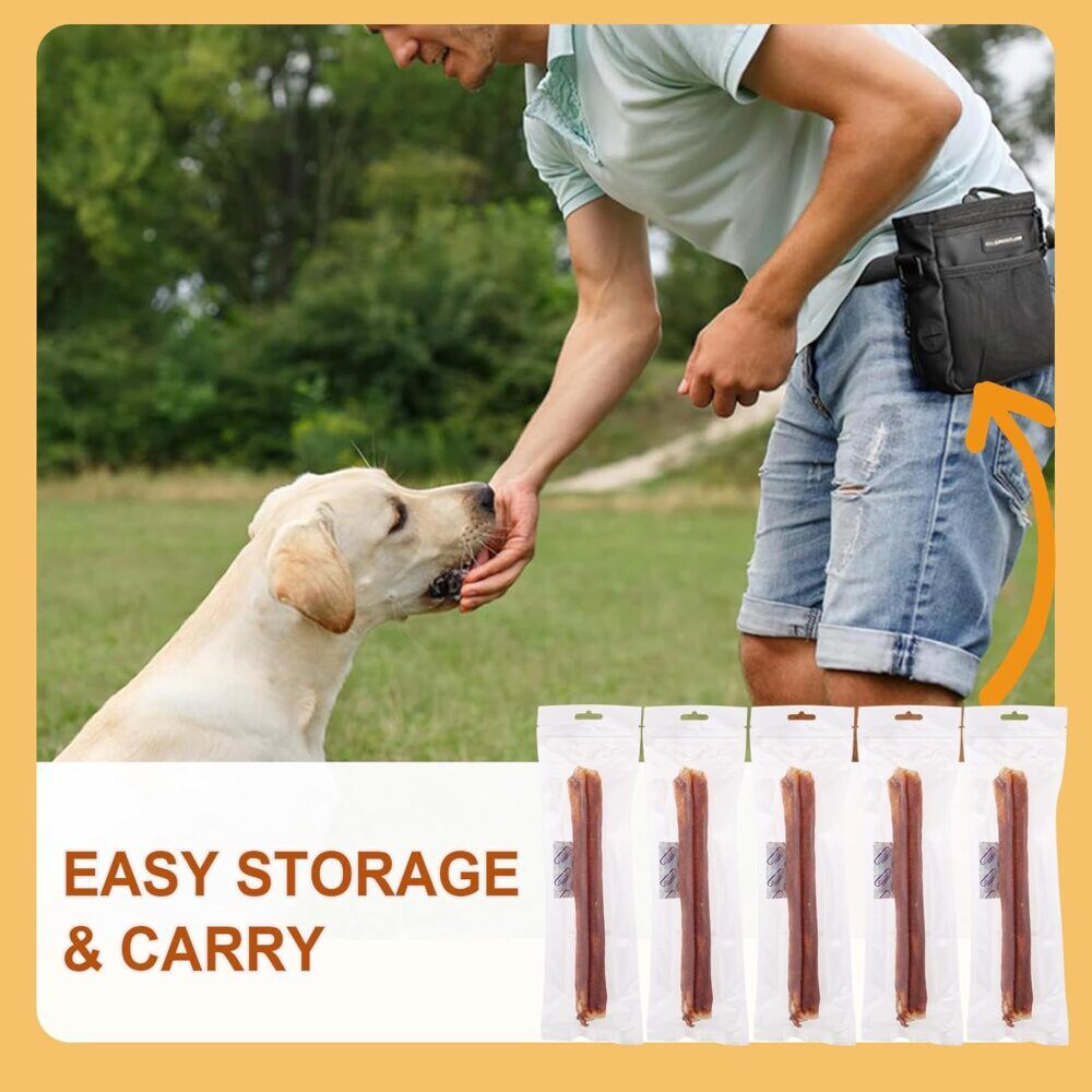 Amzey 10" Rawhide Retriever Rolls Dog Chews Treats, Duck Wrapped Rawhide Bones Long-Lasting for Large Dogs 50lbs Up, All Natural Duck Basted Dog Rawhide Chews, 5 Count - Image 7